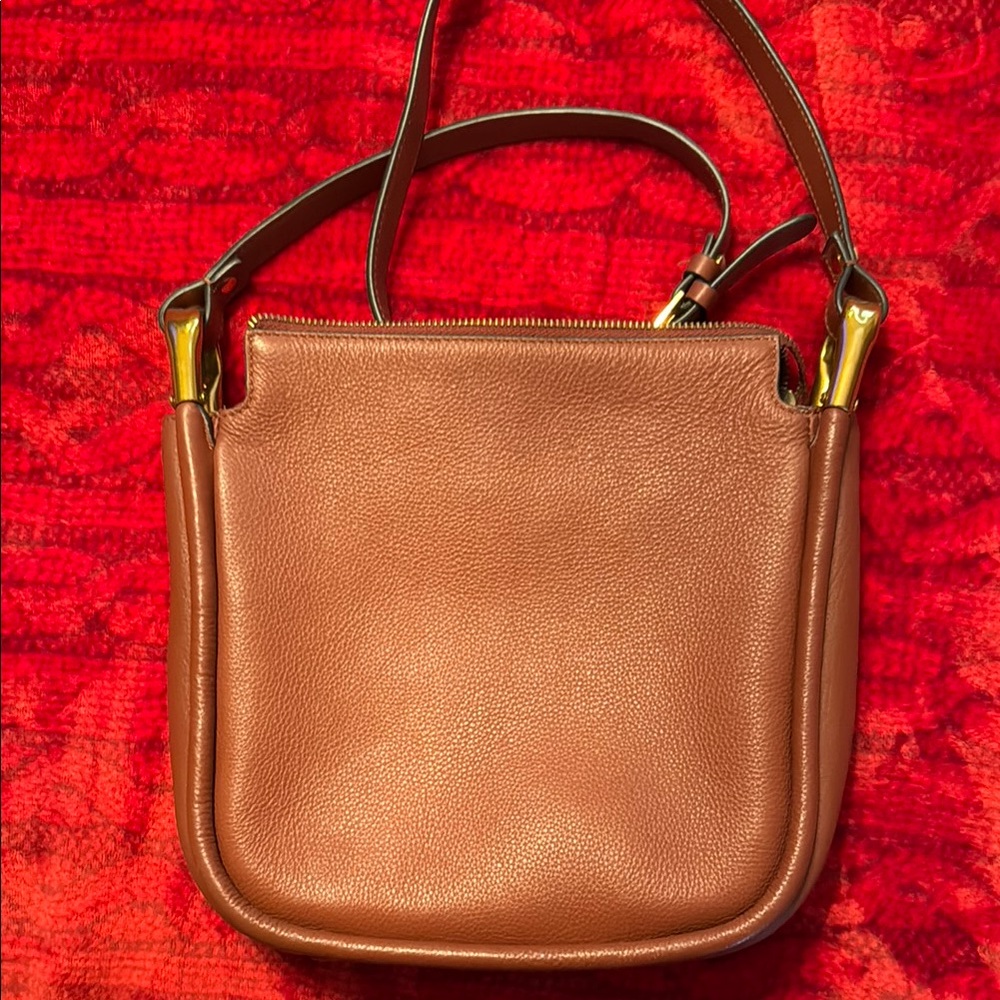 Brown Leather Shoulder Bag